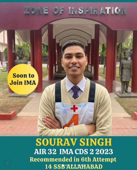 SOURAV SINGH - AIR 32 IMA CDS 2 2023
