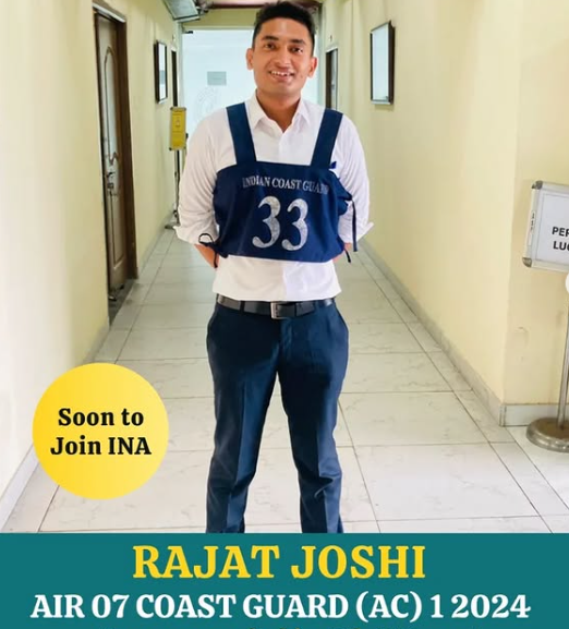 RAJAT JOSHI - AIR 07 COAST GAURD(AC) 1 2024