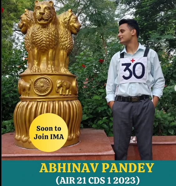 ABHINAV PANDEY - CDS (AIR 21) Selected